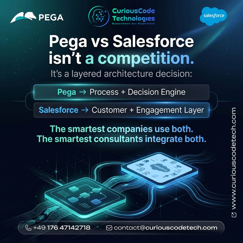 Pega vs Salesforce Isn’t a Competition — It’s a Strategy